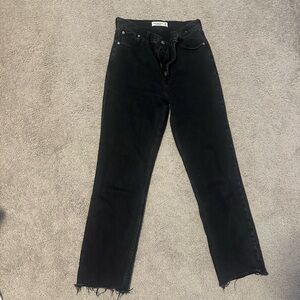 Abercrombie Ankle Straight High Rise Women's Jeans